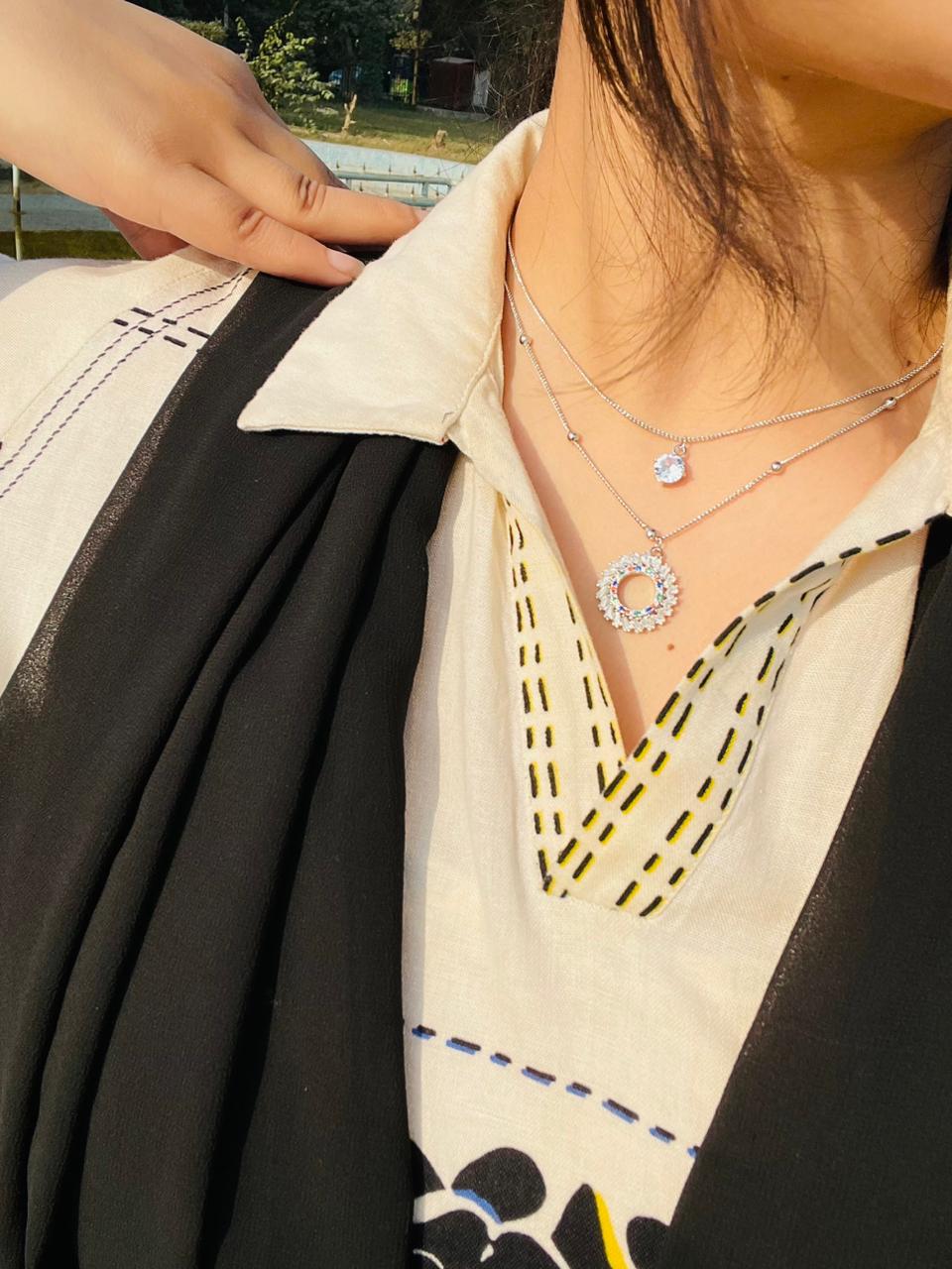 Crystal Cascade pendant